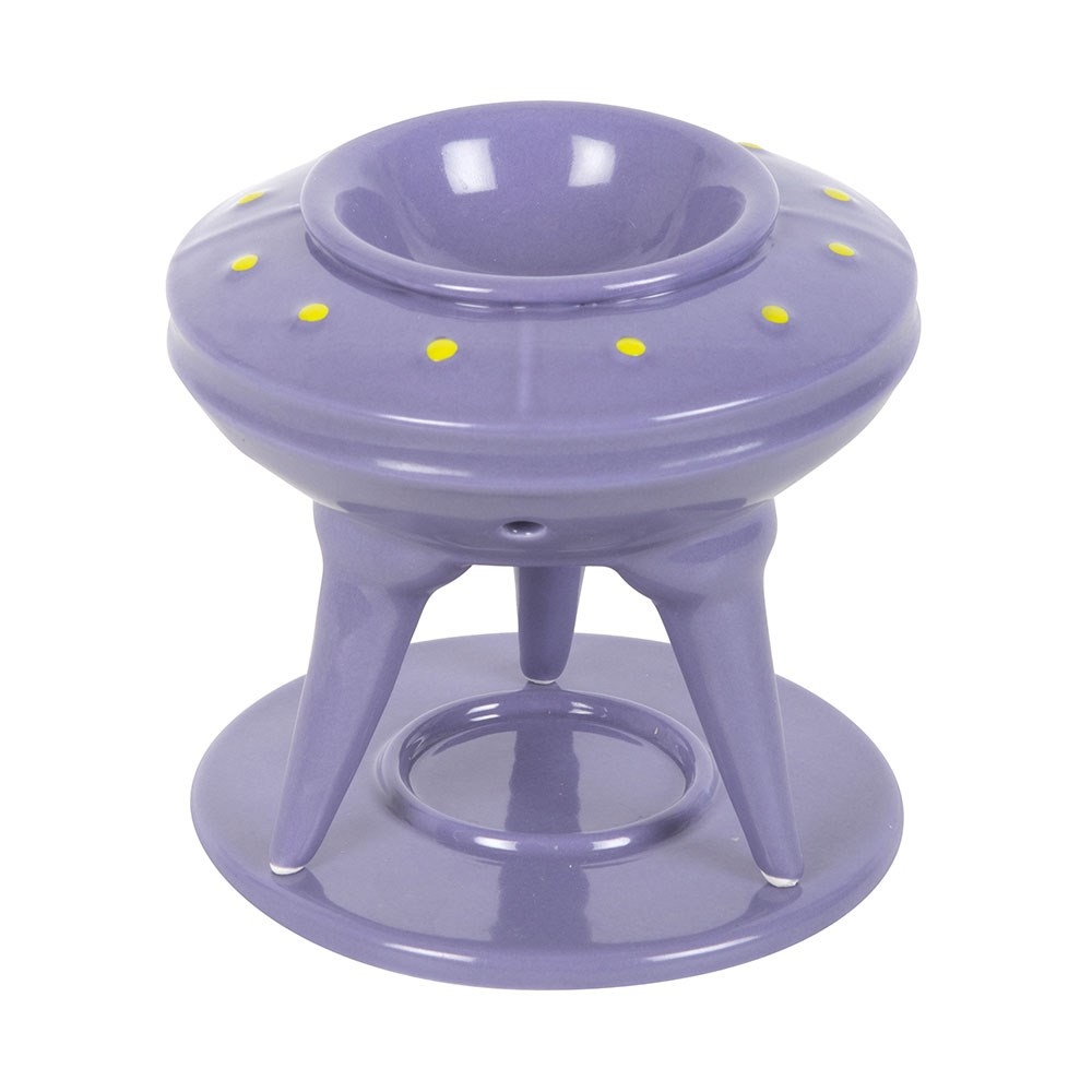Something Different - UFO Wax Burner with Lime Alien Wax Melt Brûleur fioul - Multicolore